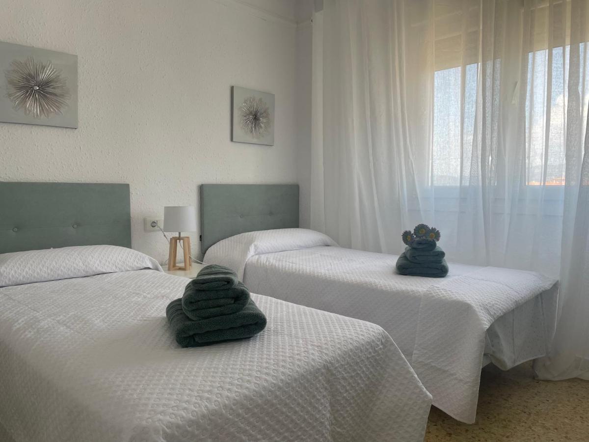 Apartamento 3 Habitaciones Con Piscina Y Vistas Al Mar 贝尼卡西姆 外观 照片