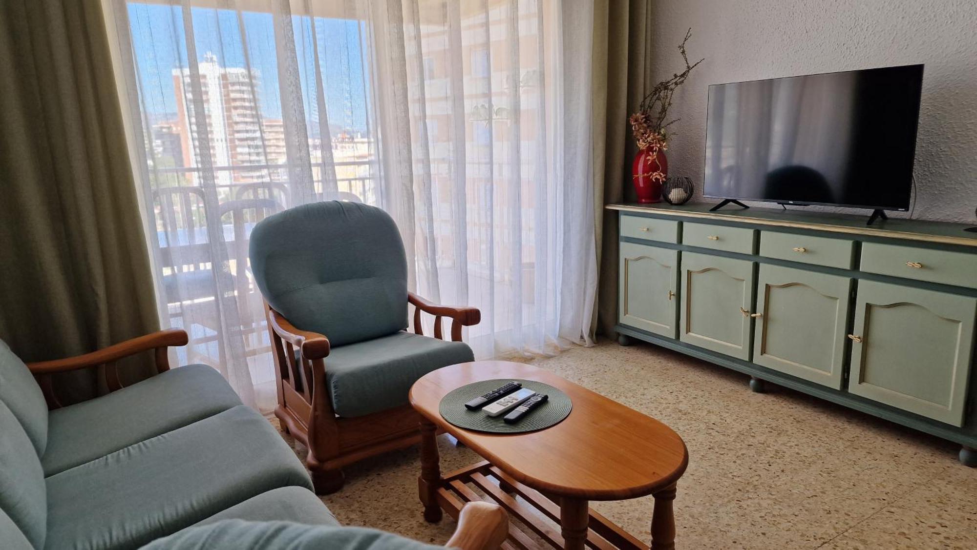Apartamento 3 Habitaciones Con Piscina Y Vistas Al Mar 贝尼卡西姆 外观 照片