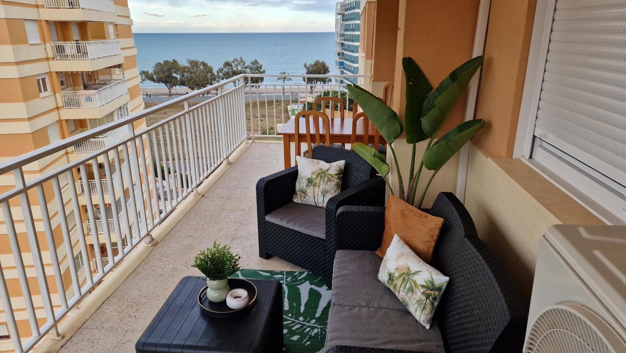 Apartamento 3 Habitaciones Con Piscina Y Vistas Al Mar 贝尼卡西姆 外观 照片