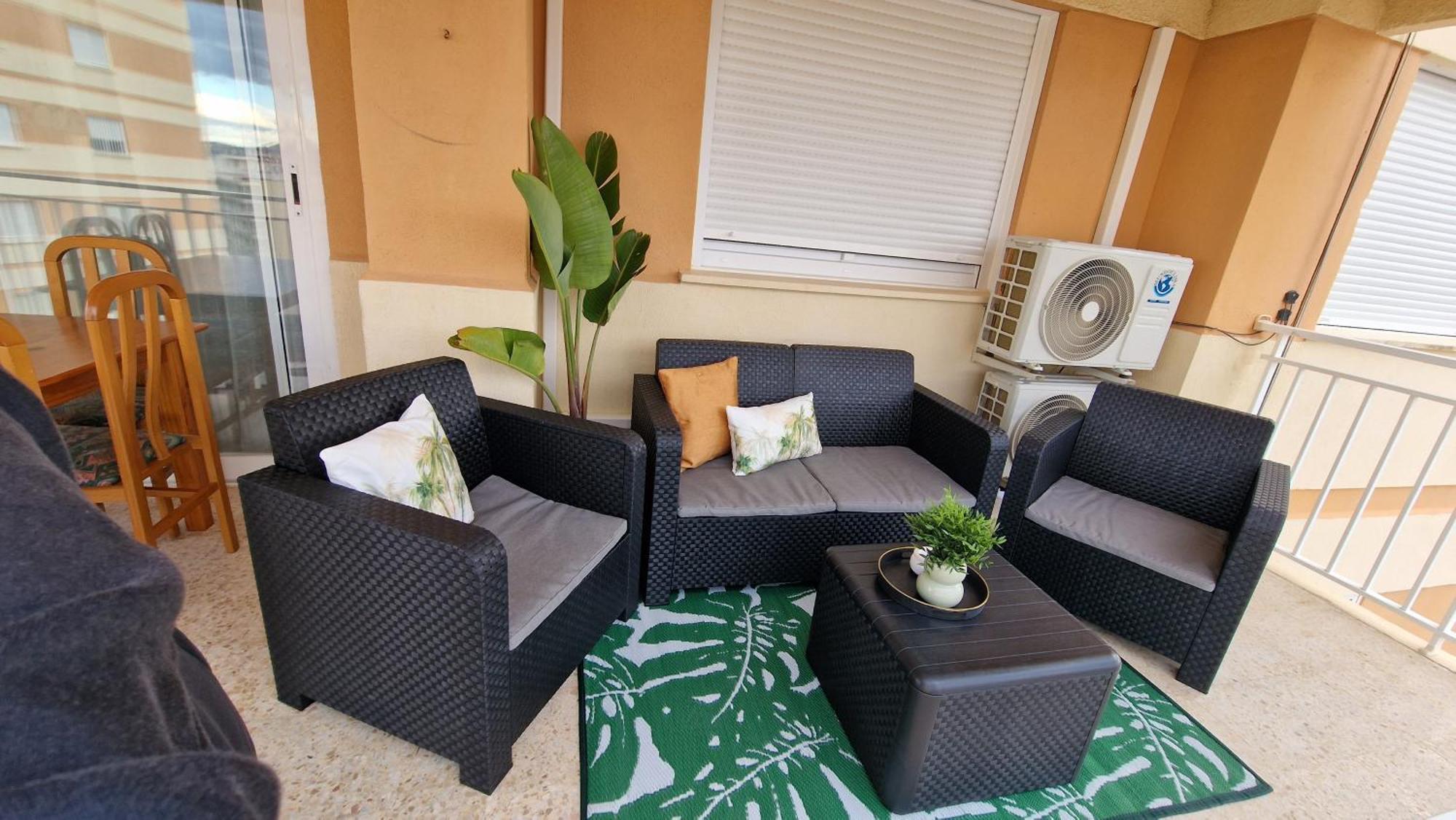 Apartamento 3 Habitaciones Con Piscina Y Vistas Al Mar 贝尼卡西姆 外观 照片