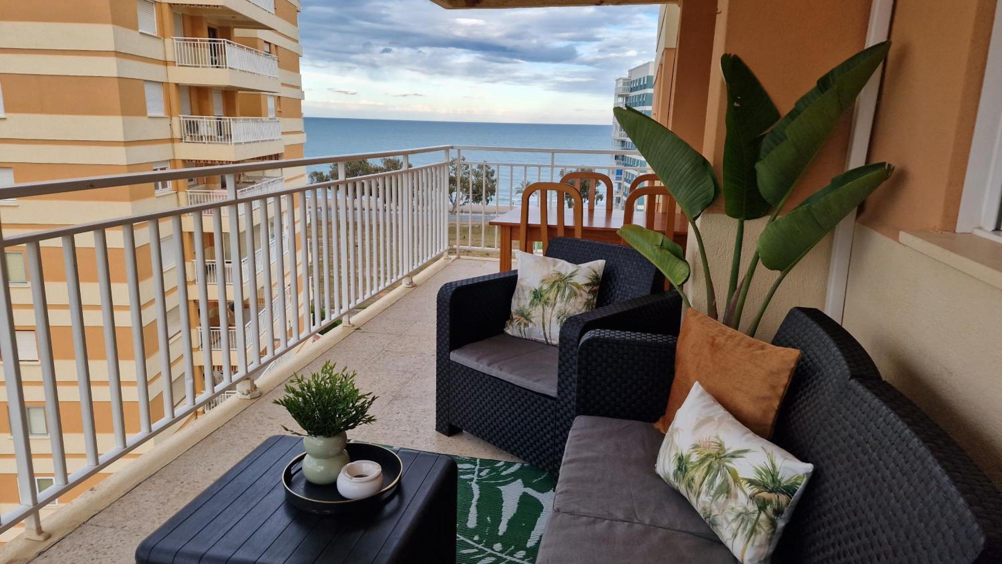 Apartamento 3 Habitaciones Con Piscina Y Vistas Al Mar 贝尼卡西姆 外观 照片